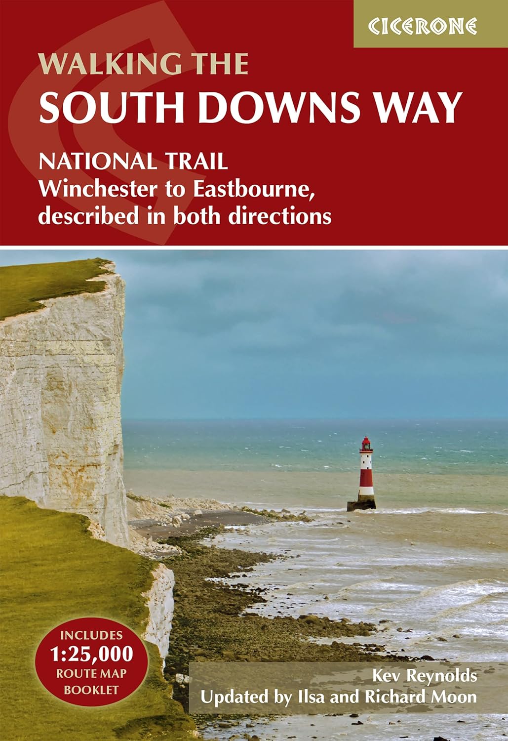 Walking The South Downs Way Trail Guide Book Cover